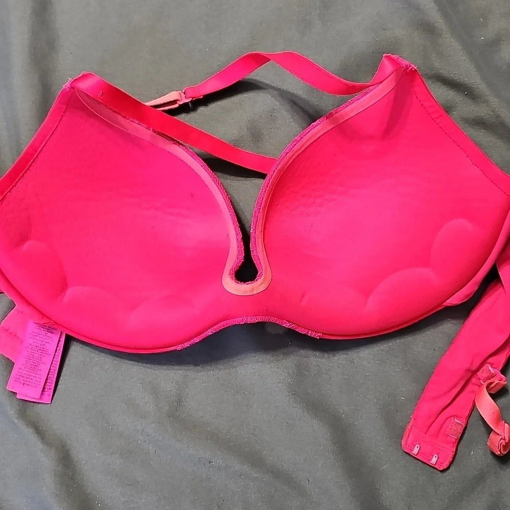 La SENZA Vibrant Pink Lace Bra - Picture 2 of 3